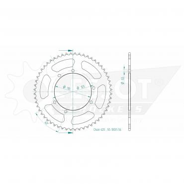 ESJOT  Sprocket 56 Z