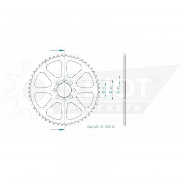 ESJOT  Sprocket 52 Z