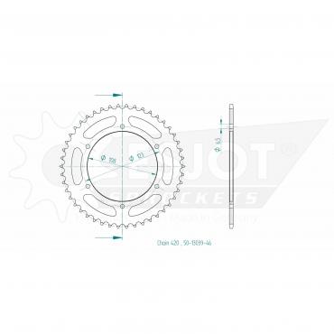 ESJOT  Sprocket 46 Z