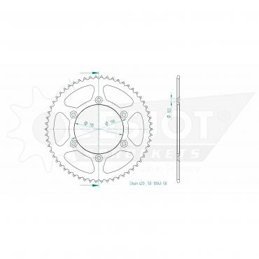 ESJOT  Sprocket 58 Z