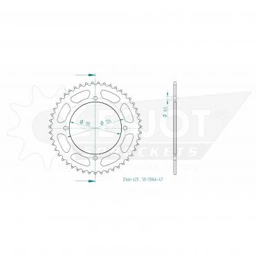 ESJOT  Sprocket 47 Z