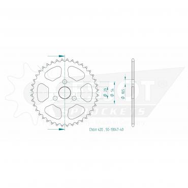 ESJOT  Sprocket 40 Z