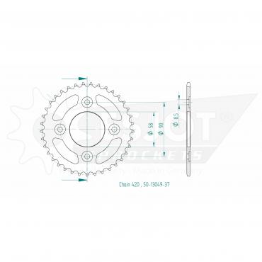 ESJOT  Sprocket 37 Z