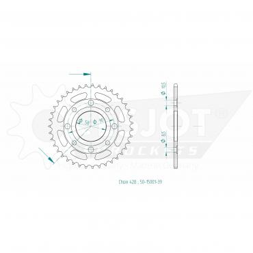 ESJOT  Sprocket 39 Z