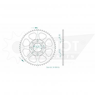 ESJOT  Sprocket 56 Z