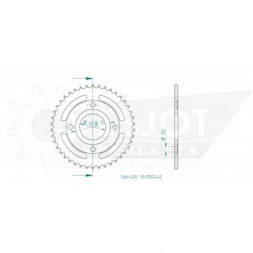 ESJOT  Sprocket 42 Z