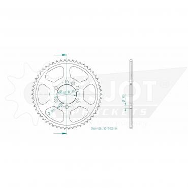 ESJOT  Sprocket 54 Z