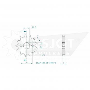 ESJOT Front Sprocket 13 Z