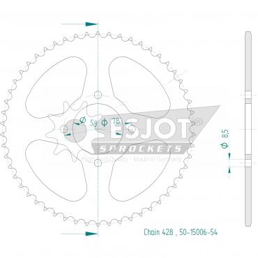 ESJOT  Sprocket 54 Z