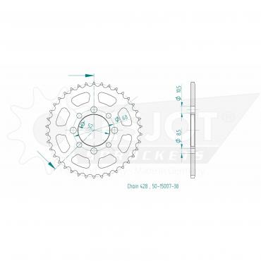 ESJOT  Sprocket 38 Z