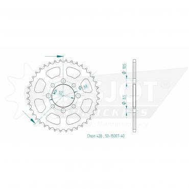 ESJOT  Sprocket 40 Z