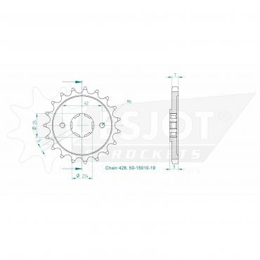 ESJOT Front sprocket 19 Z