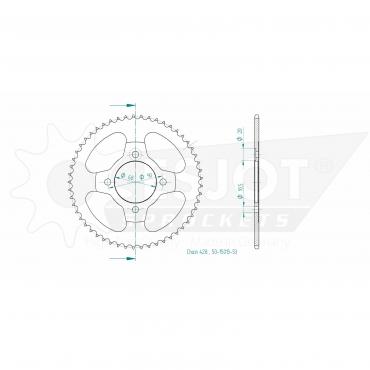 ESJOT  Sprocket 53 Z