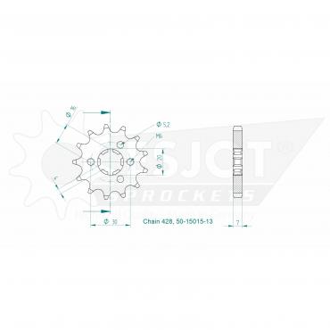 ESJOT Front Sprocket 13 Z