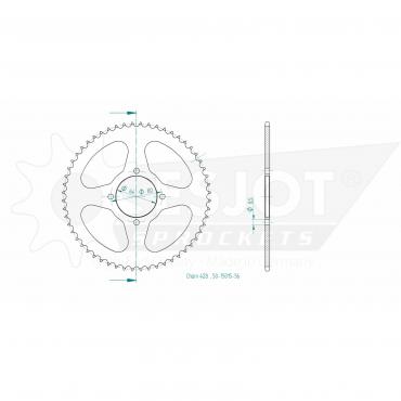 ESJOT  Sprocket 56 Z