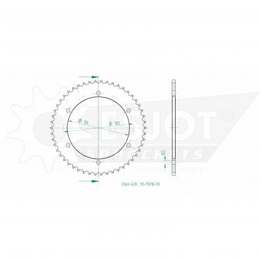 ESJOT  Sprocket 50 Z