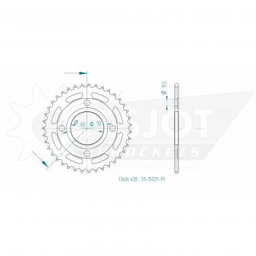ESJOT  Sprocket 39 Z