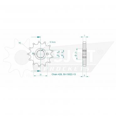 ESJOT Front Sprocket 13 Z