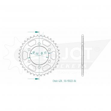ESJOT  Sprocket 36 Z