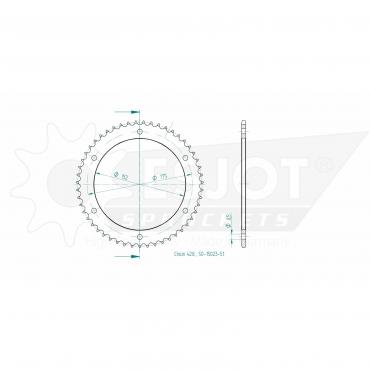 ESJOT  Sprocket 51 Z
