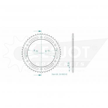 ESJOT  Sprocket 52 Z