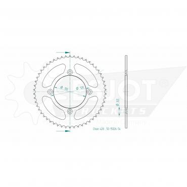 ESJOT  Sprocket 54 Z