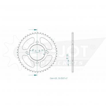 Esjot sprocket  47 Z