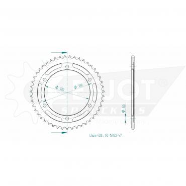 ESJOT  Sprocket 47 Z