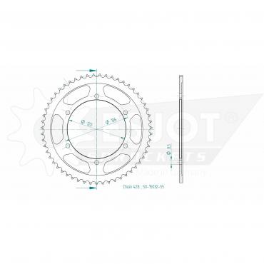 ESJOT  Sprocket 55 Z