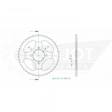 ESJOT  Sprocket 46 Z