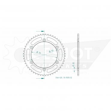 ESJOT  Sprocket 52 Z