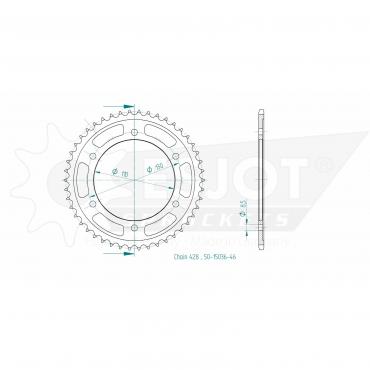 ESJOT  Sprocket 46 Z