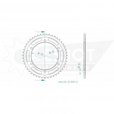 ESJOT  Sprocket 47 Z