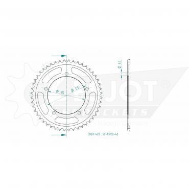 ESJOT  Sprocket 48 Z