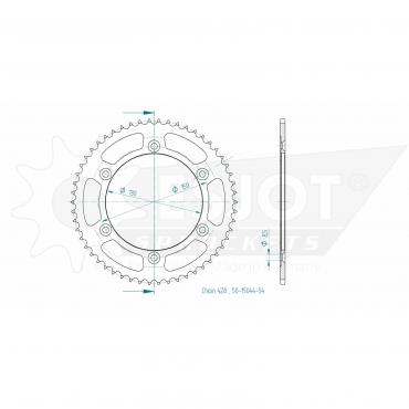 ESJOT  Sprocket 54 Z
