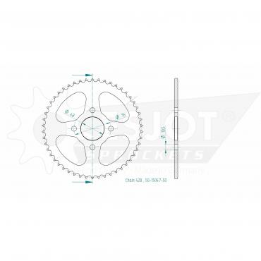 ESJOT  Sprocket 50 Z