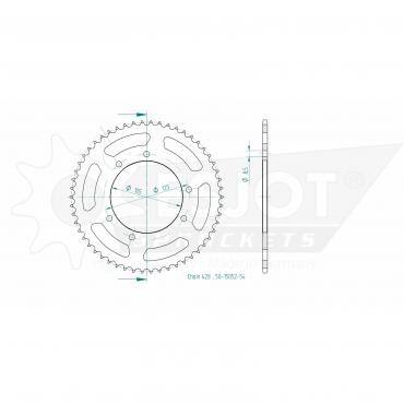 ESJOT  Sprocket 54 Z