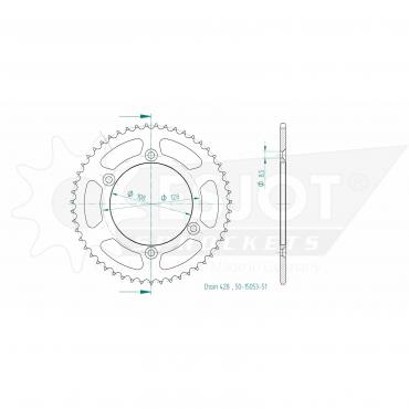 ESJOT  Sprocket 51 Z