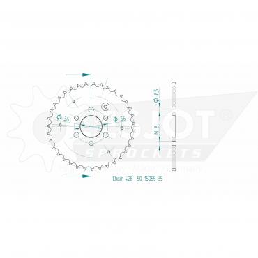 ESJOT  Sprocket 35 Z