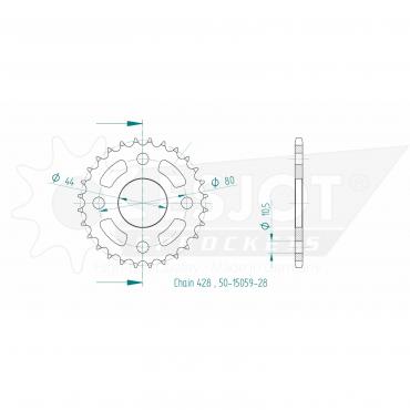 ESJOT  Sprocket 28 Z