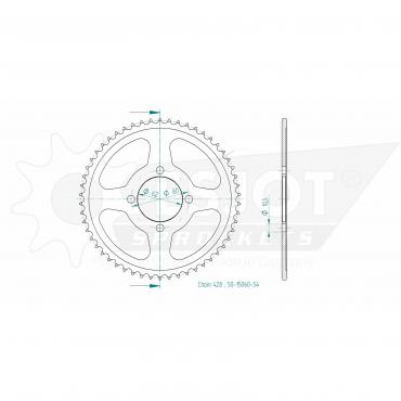 ESJOT  Sprocket 54 Z