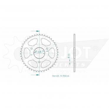ESJOT  Sprocket 46 Z