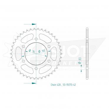 ESJOT  Sprocket 42 Z