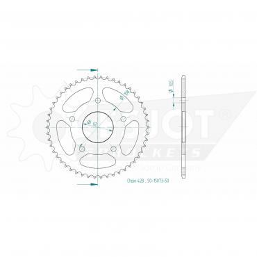 ESJOT  Sprocket 50 Z