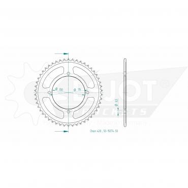 ESJOT  Sprocket 50 Z