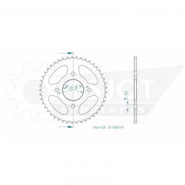 ESJOT  Sprocket 45 Z