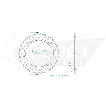 ESJOT  Sprocket 46 Z