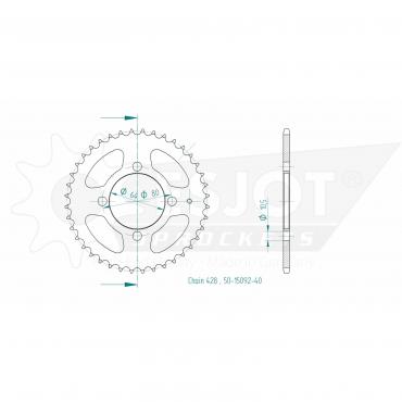 ESJOT  Sprocket 40 Z