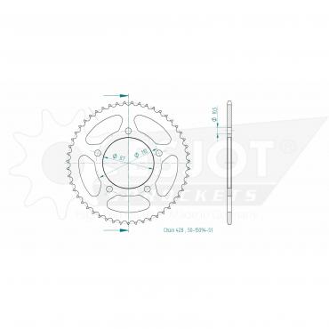 ESJOT  Sprocket 51 Z