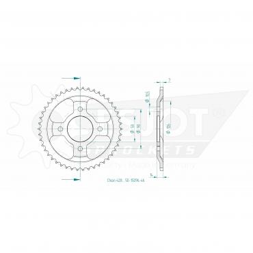 ESJOT  Sprocket 46 Z